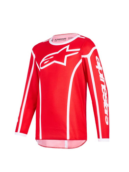Bluza Juniorska Alpinestars Fluid Apex red/white