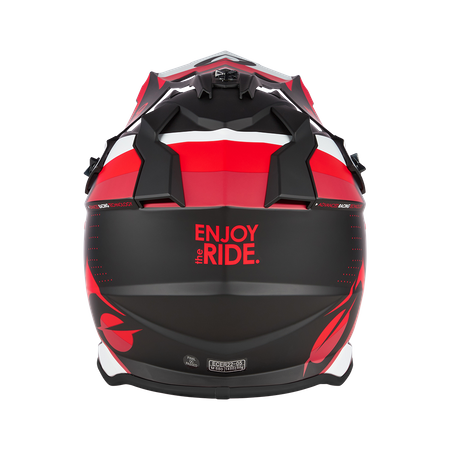 Kask O'Neal 2SRS Spyde black/red/white matt