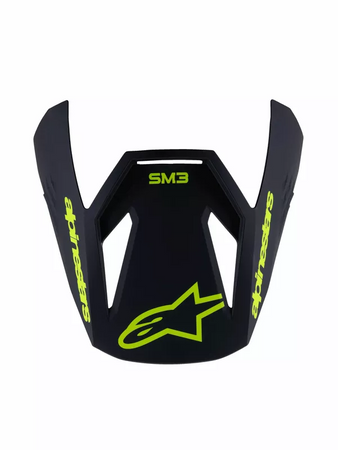 Daszek do juniorskiego kasku Alpinestars SM3 Radium yellow/black