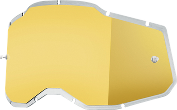 Szyba do gogli 100% Strata 2 / Accuri 2/ Racecraft 2 Injected mirror gold