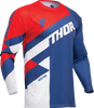 Bluza juniorska Thor Sector Checker navy/red