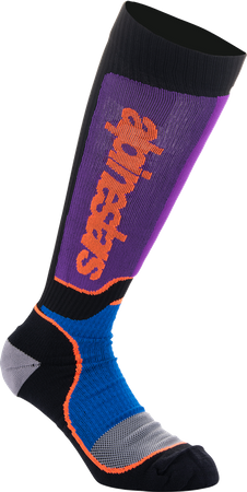 Skarpety Juniorskie Alpinestars MX Plus purple/orange