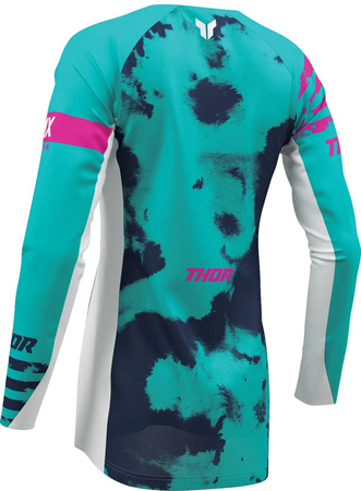 Bluza damska Thor Launchmode Bleach white/aqua