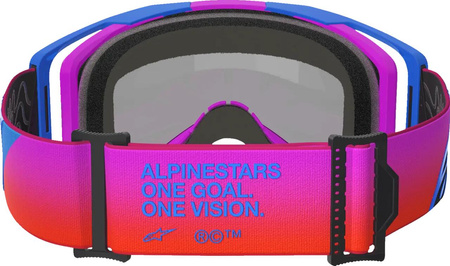 Gogle Alpinestars Vision 8 Corp blue/purp mirror