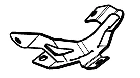 Mocowanie uchwyt tłumika Akrapovic Stal nierdzewna P-X256