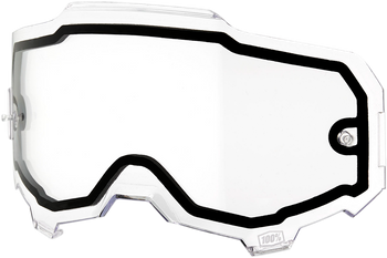 Szyba podwójna do gogli 100% Armega clear