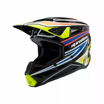 Kask Juniorski Alpinestars SM3 Wurx black/yellow