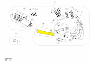 Rura łącząca Akrapovic Suzuki GSX 1300 R