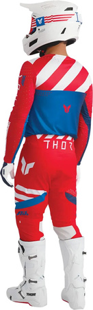 Gogle Thor Activate Patriot red/white/blue mirror