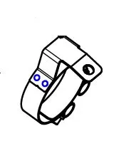 Obejma opaska zaciskowa tłumika Stal nierdzewna P-R185