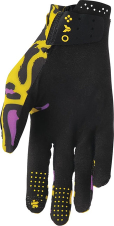 Rękawice Thor Sportmode Cheetah yellow/purple
