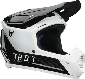 Kask Juniorski Thor Fleet Storm black/white