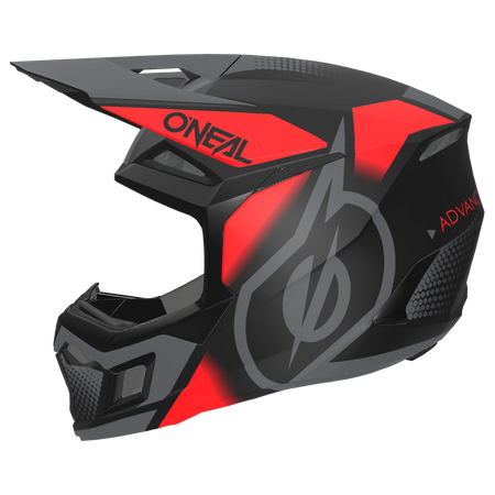 Kask O'Neal 3SRS Vision black/red/gray matt