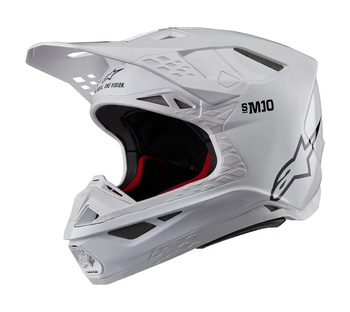 Kask Alpinestars SM10 Supertech M10 Solid white