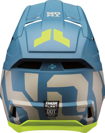 Kask Juniorski Thor Fleet Forge blue matt
