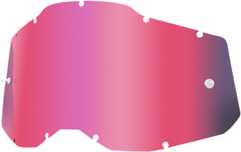 Szyba do gogli 100% Strata 2 / Accuri 2/ Racecraft 2 mirror pink