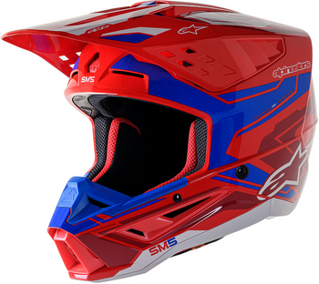 Kask Alpinestars SM5 Supertech M5 Action 2 red/blue