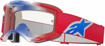 Gogle Alpinestars Vision 5 Corp red/white clear