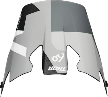Daszek do kasku Thor Reflex Sport Brave gray/white