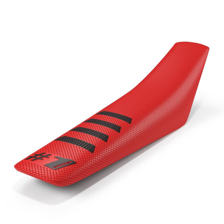 Poszycie siedzenia OneGripper Ribbed red/black