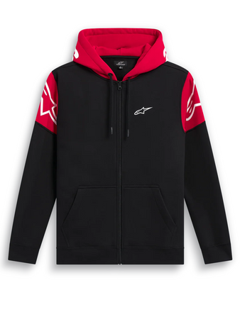 Bluza z kapturem Alpinestars Velocity black/red