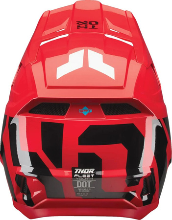 Kask Juniorski Thor Fleet Forge red