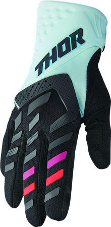 Rękawice Thor Women's Spectrum black/mint