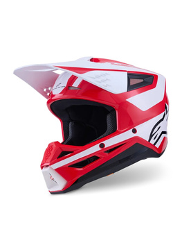 Kask Alpinestars S-M3 Heat red/white