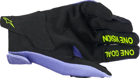 Rękawice Juniorskie Alpinestars Radar purple/yellow