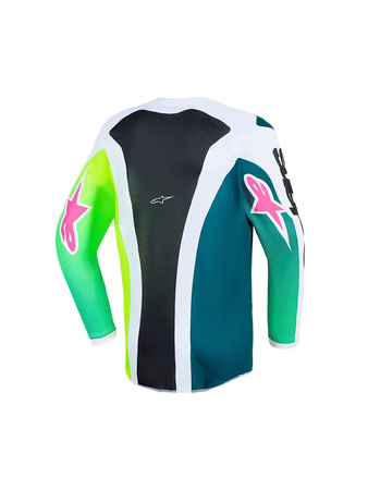 Bluza Juniorska Alpinestars Fluid Portl green/white/black