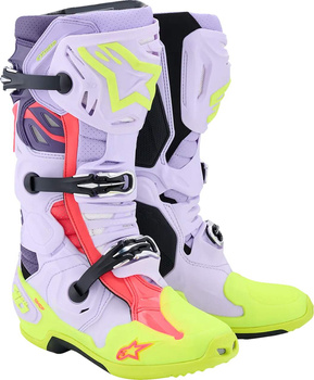 Buty Alpinestars Tech 10 Supervented purple/yellow/diva
