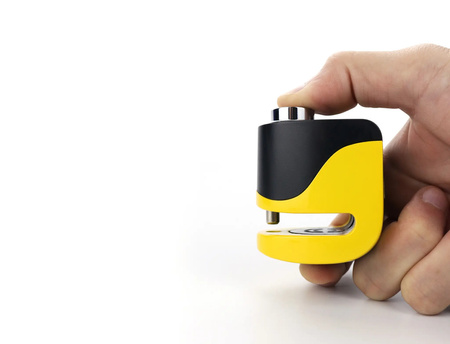 Blokada tarczy hamulcowej z alarmem Auvray Disk B-Lock 06 Mini Żółto-czarna