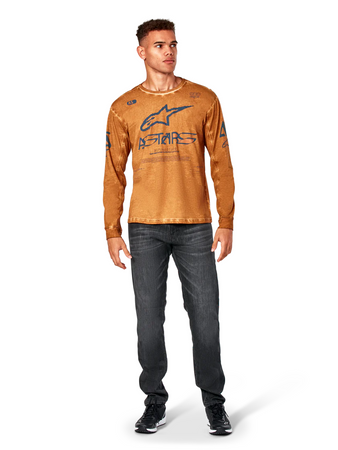 Koszulka Long Sleeve Alpinestars Nook Knit brown