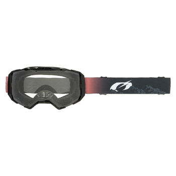 Gogle O'Neal B-22 Covert black/red mirror