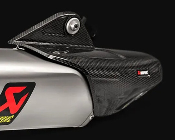 Osłona termiczna wydechu Akrapovic Heat Shields Carbon Fiber P-HSY10SO5