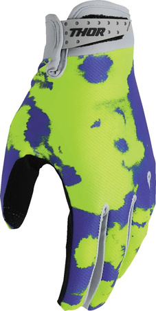 Rękawice Thor Junior Launchmode Bleach gray/acid