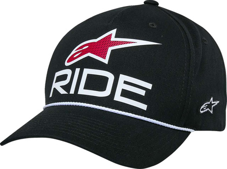 Czapka z daszkiem Alpinestars Ride Comp Curved Bill Snap black/wht