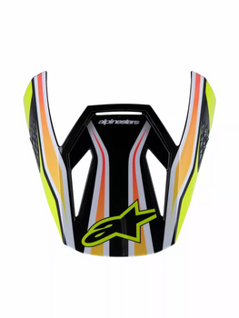 Daszek do juniorskiego kasku Alpinestars SM3 Wurx black/yellow