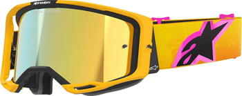 Gogle Alpinestars Vision 8 Corp or/yel/pink mirror
