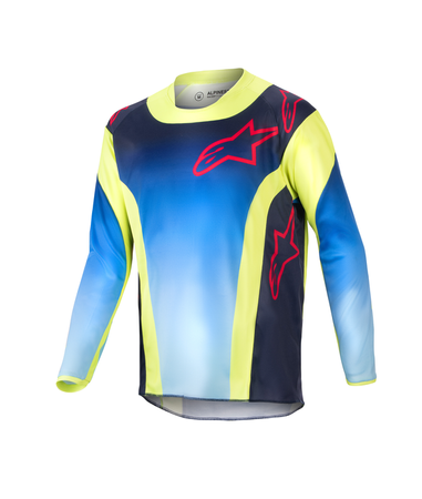 Bluza Alpinestars Junior Racer Hoen yellow/blue