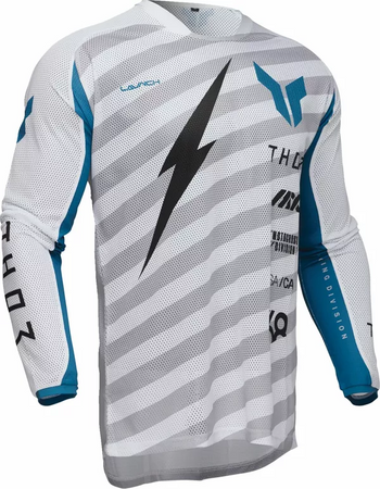 Bluza Thor Launchmode Vented Raid white/gray