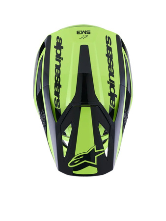 Kask Alpinestars S-M3 Heat yellow/black