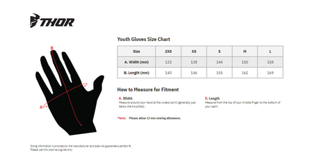 Rękawice Thor Junior Launchmode Splat black