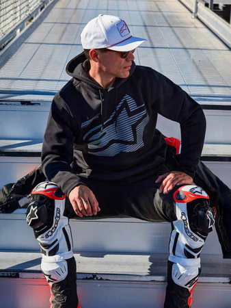 Bluza z kapturem Alpinestars Fasting black