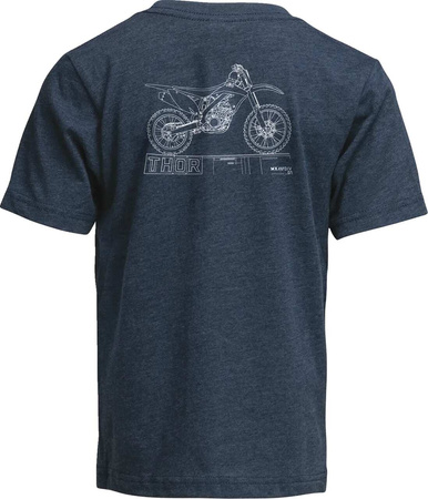 Koszulka T-Shirt juniorski Thor Blueprint navy