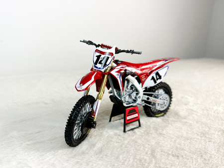 Model motocykla Honda CRF 450R Cole Seely #14 1:12 New Ray