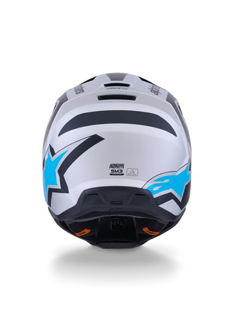 Kask Alpinestars S-M3 Heat black/blue/silver