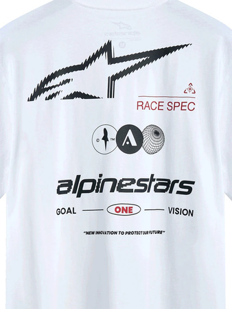 Koszulka T-Shirt Alpinestars Asym CSF white