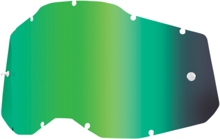 Szyba do gogli 100% Junior Strata 2 / Accuri 2 mirror green