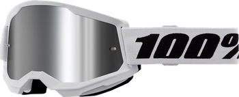 Gogle 100% Strata 2 Junior White mirror